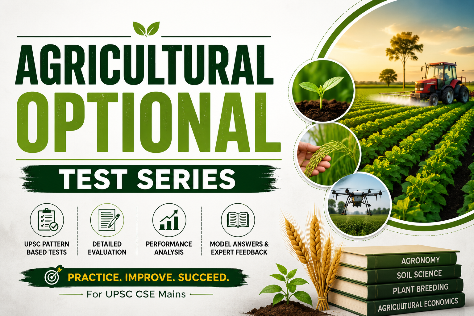 AGRICULTURE OPTIONAL TEST SERIES 2027