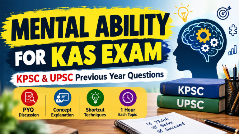 MENTAL ABILITY FOR KAS