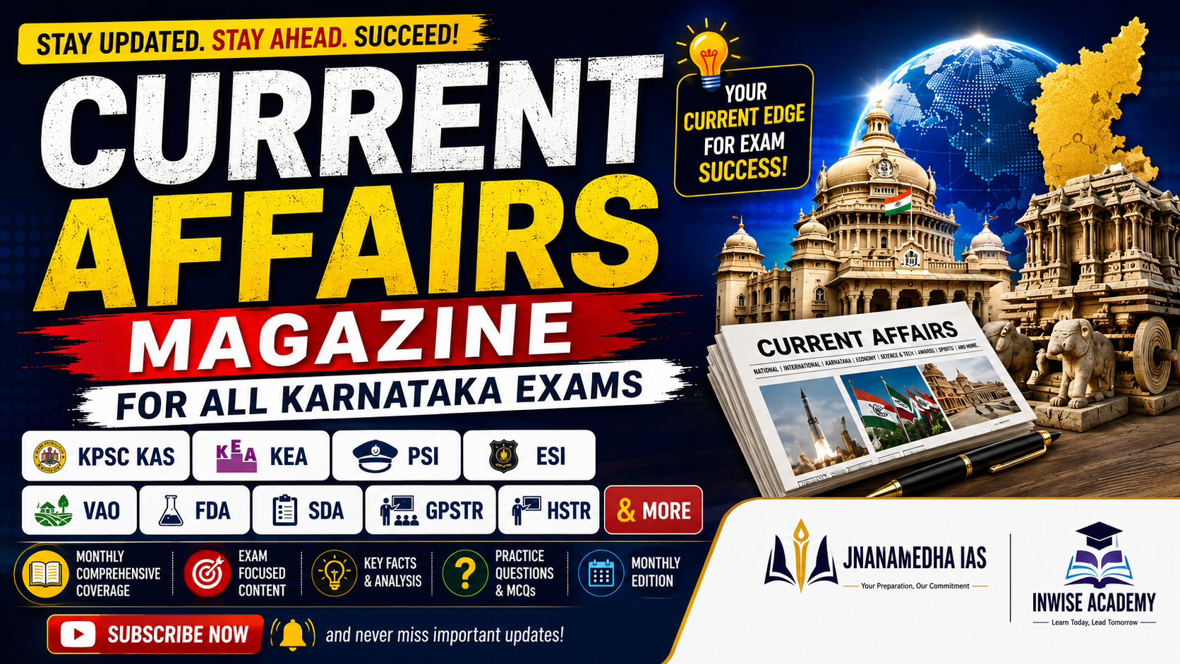CURRENT AFFAIRS MAGAZINE FOR KARNATAKA EXAMS – ENGLISH